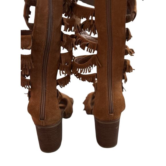 Jeffrey Campbell Enyo Fringe Gladiator Sandal‎ Size 7.5 - Picture 8 of 10